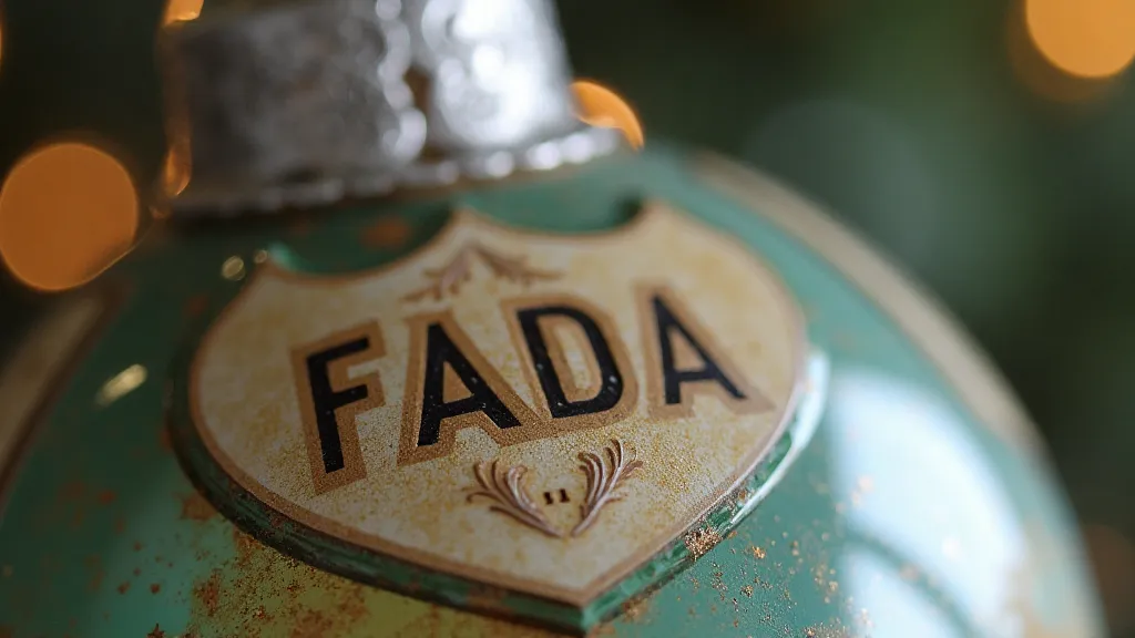 Vintage ornament with FADA marking