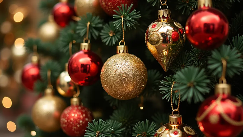 Various Christopher Radko ornaments displayed on a Christmas tree