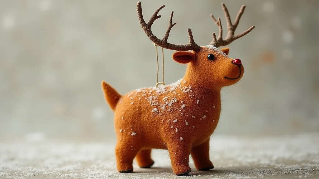 Vintage Reindeer ornament