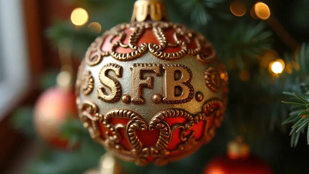 Ornament with SFB mark