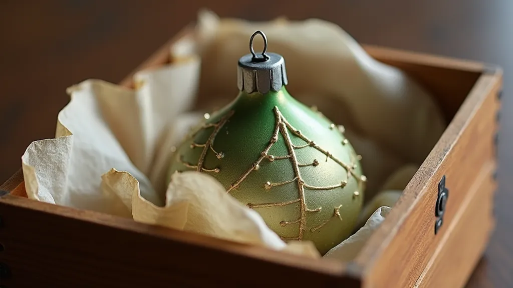 Vintage Christmas Tree Topper Storage